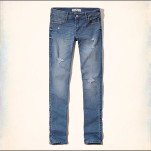 *SOLD ON EBAY* Hollister Skinny Jeans Ripped light